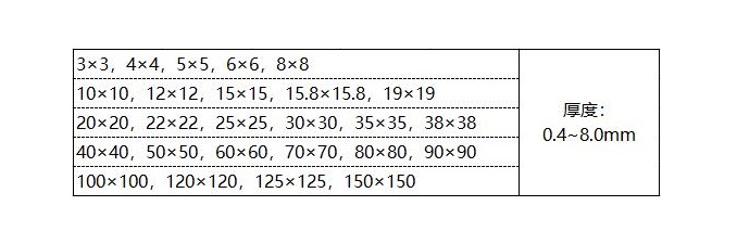 304不锈钢管规格参数